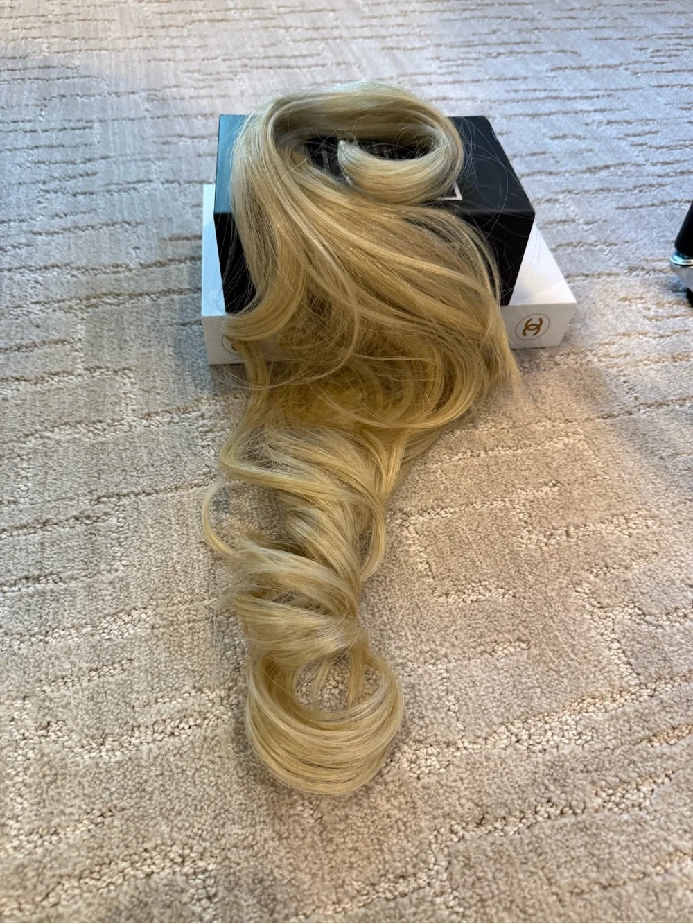 Blonde Long Wavy Ponytail Extension